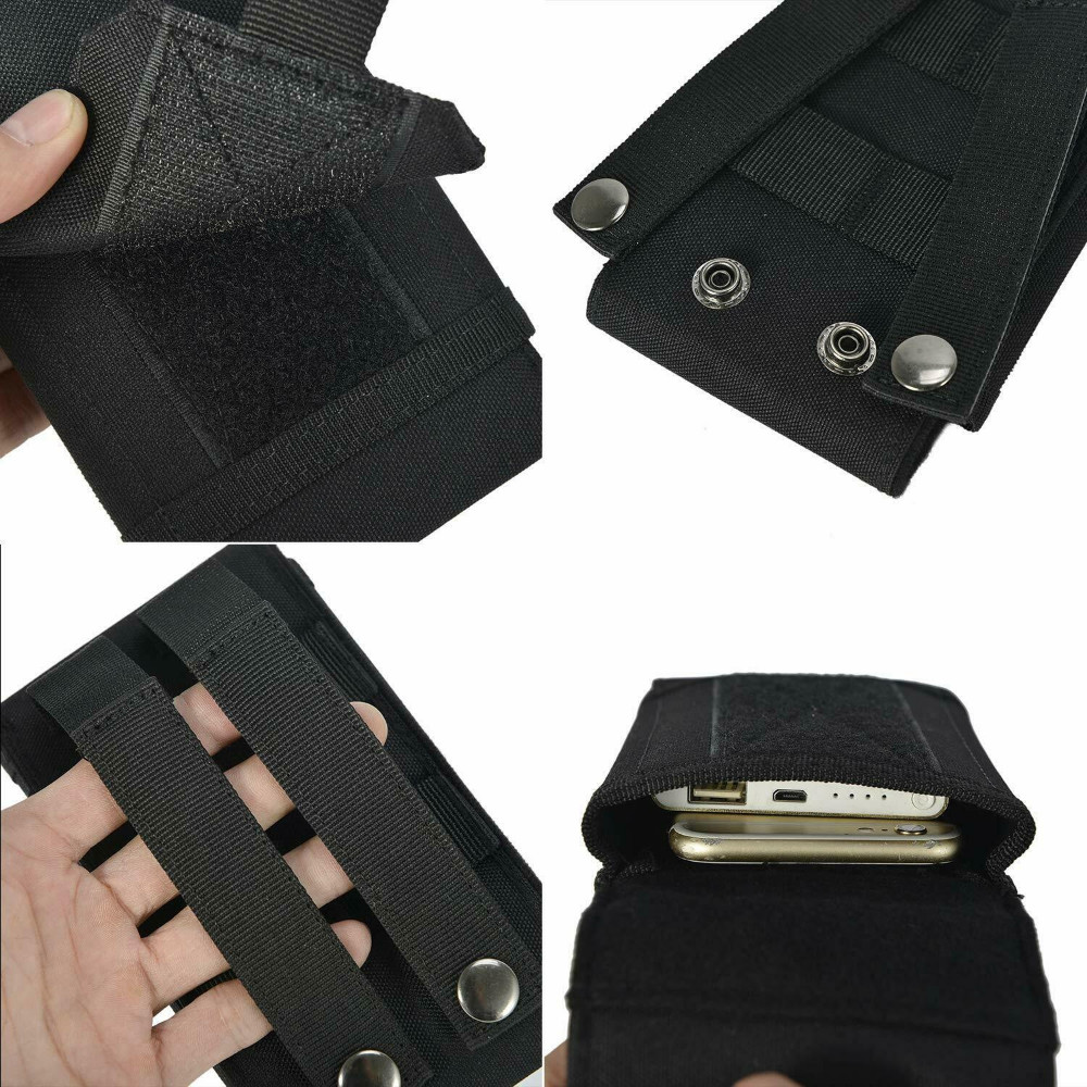 Universal Cell Phone Holster Vertical Carrying Belt Clip Case Pouch Cover Holder