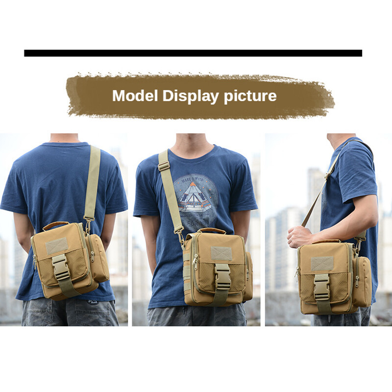 Outdoor Tactical Briefcase Shoulder Messenger Men Laptop Messenger Bag Handbag
