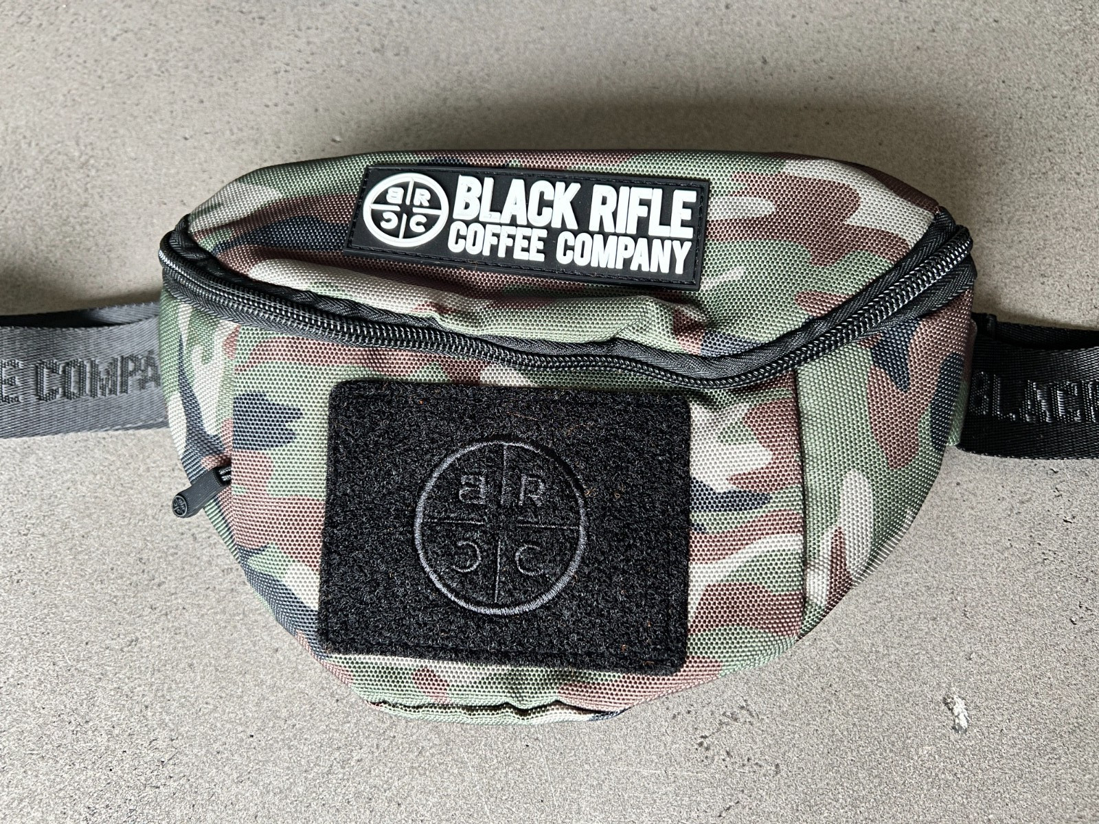 BRCC Black Rifle Coffee Company- Camo Fanny Pack / Belt Bag NEW