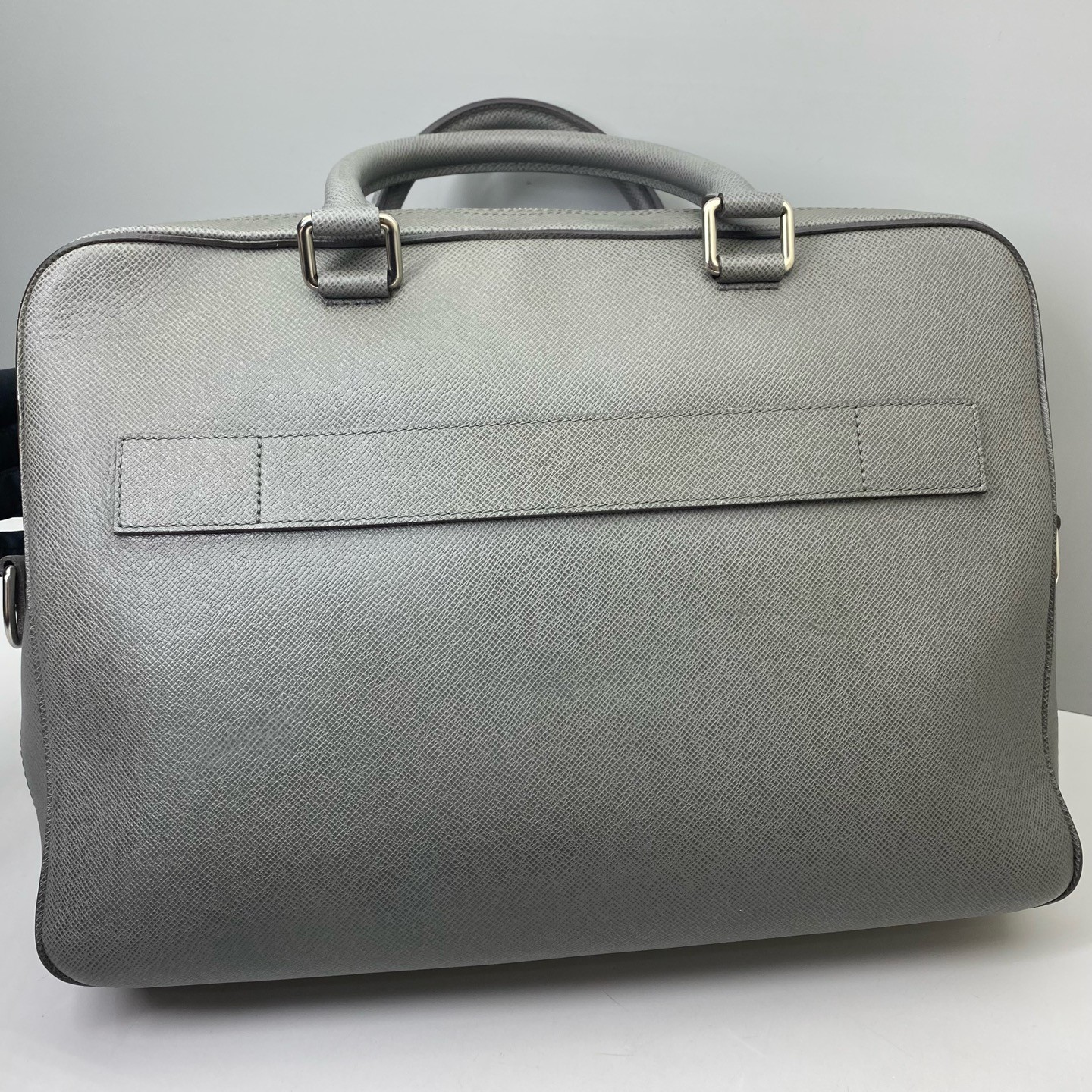 Louis Vuitton Pre-Owned Authentic Briefcase Grey 39x28x9cm Cowhide