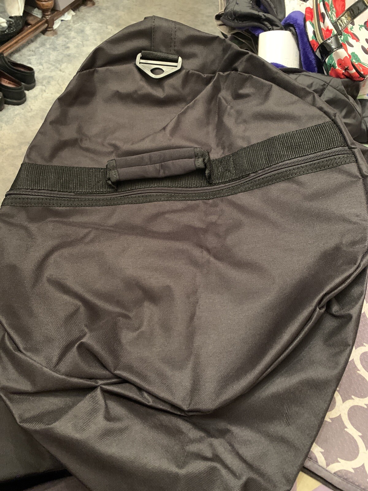 Built To Last Lifetime Outdoor Large Black Duffle Bag and Case 35 X 17 Packable