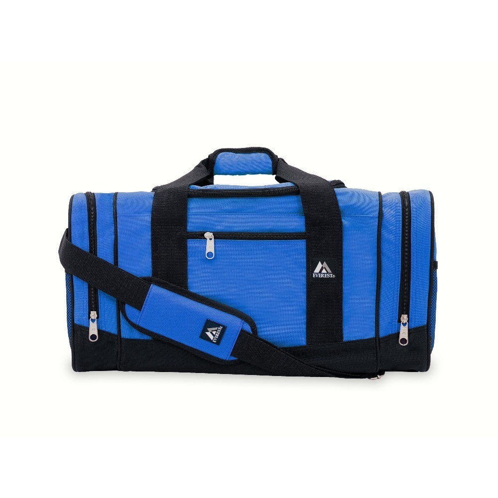 Sporty Unisex 30 Inch Duffel Bag in Royal Blue for Gym Travel