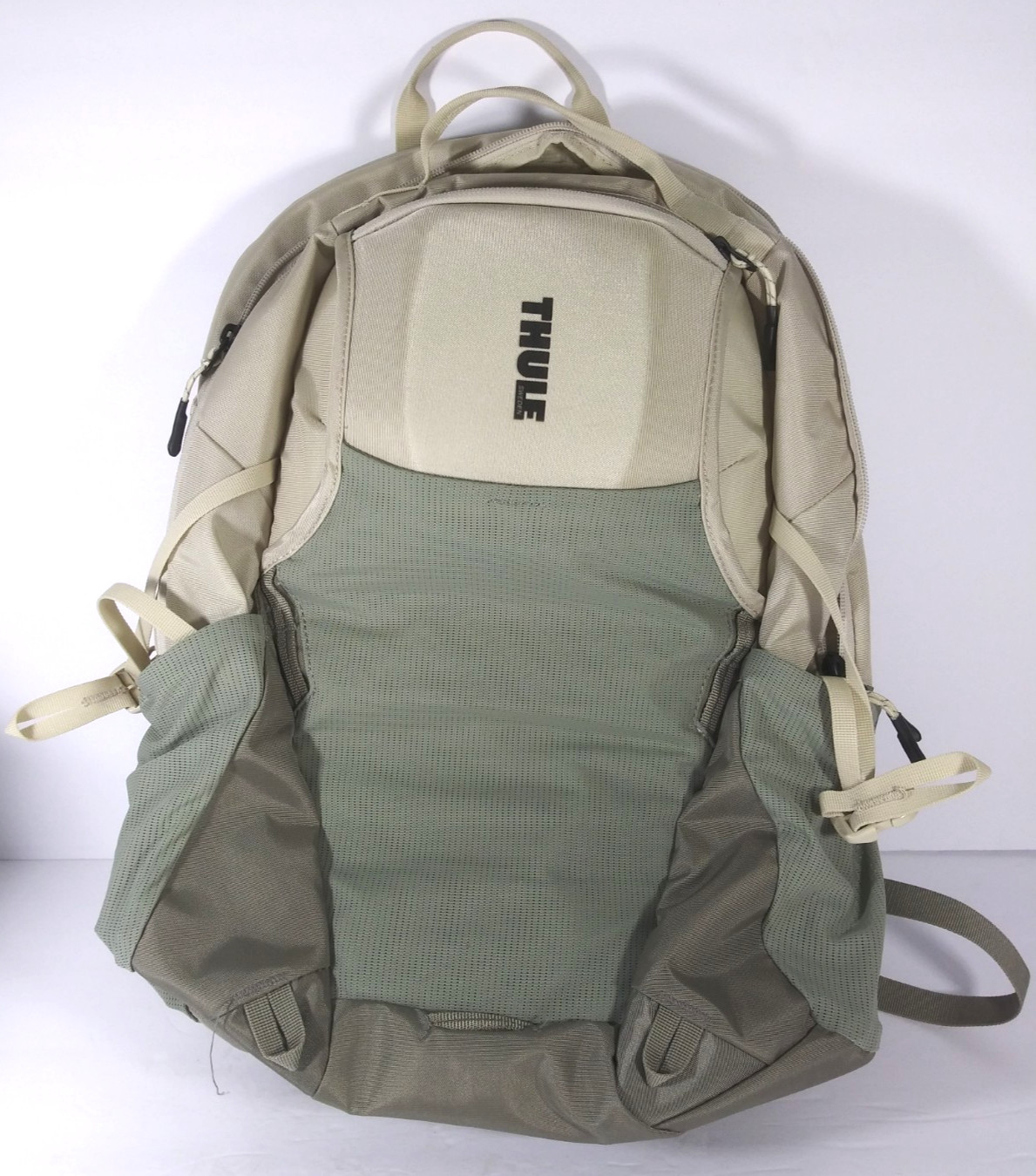 Thule Crossover Backpack Brown Tan Travel Work Laptop Organizer Daypack Bag