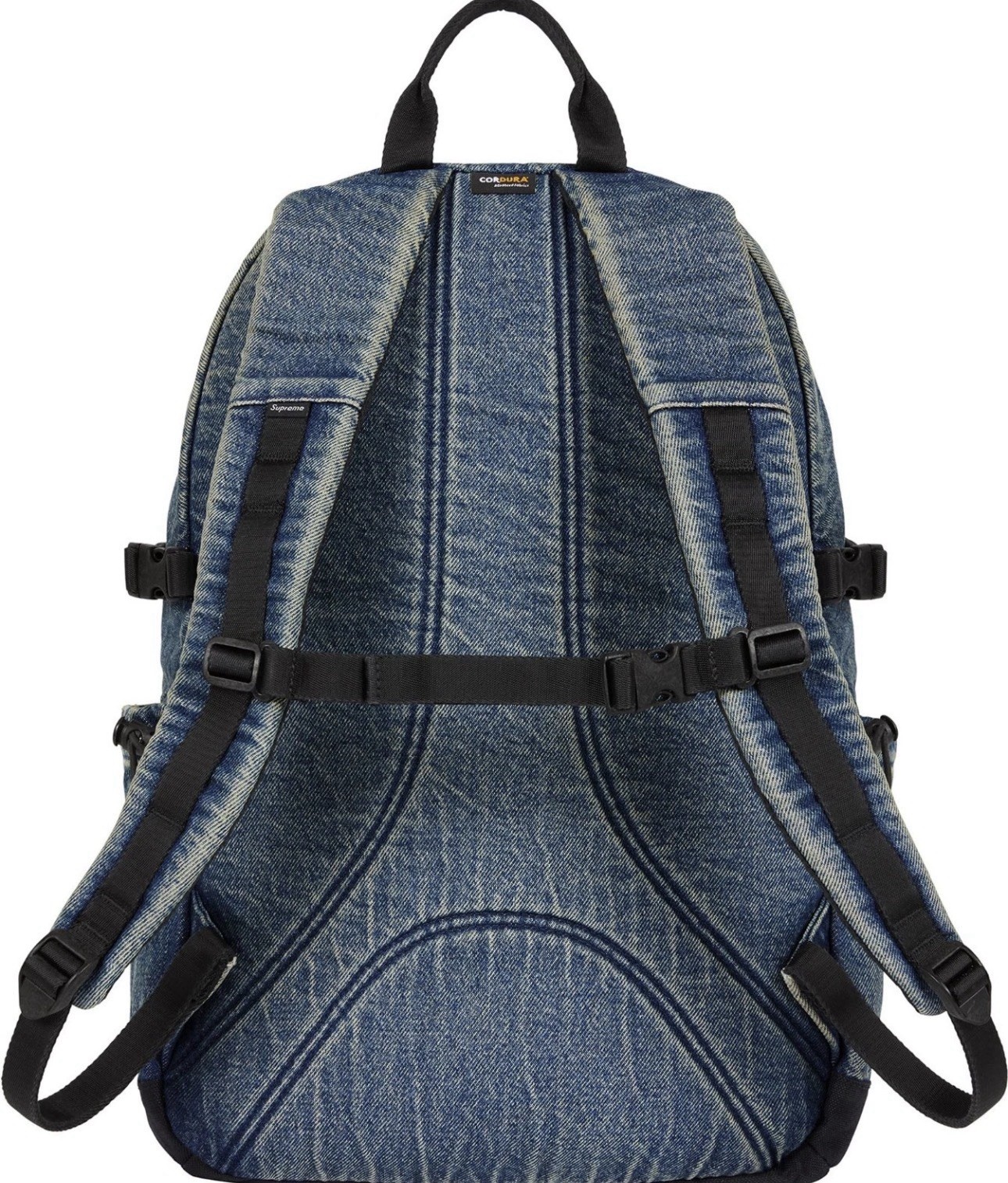 Supreme FW25 Denim Backpack Washed Indigo – Brand New