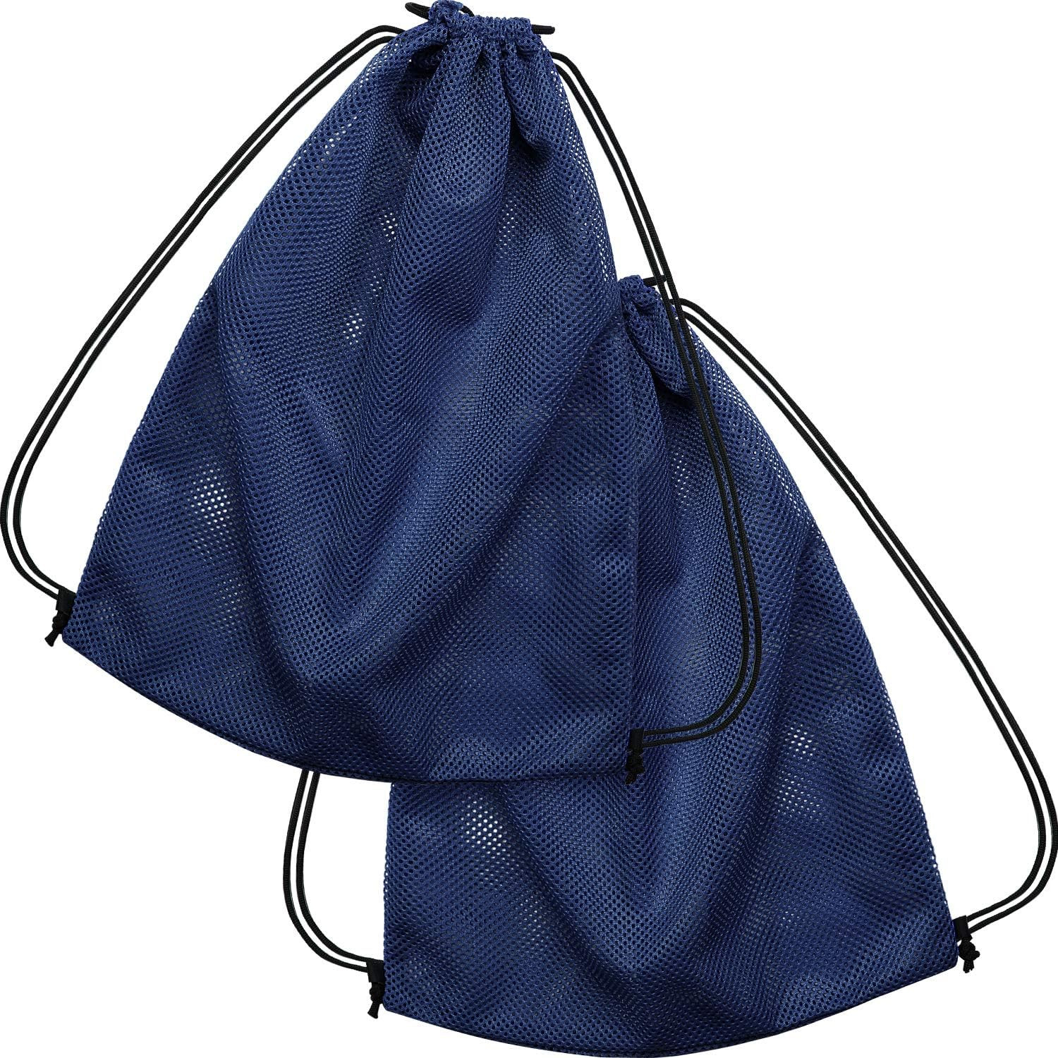 Frienda Mesh Drawstring Backpack Bag Multifunction Mesh Bag for Beach Swimming G