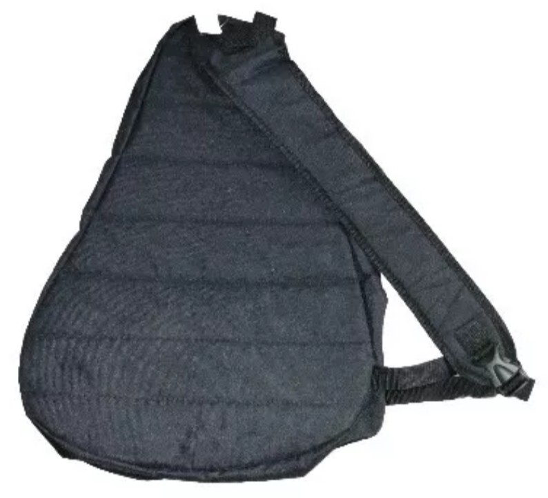Army Logo Shoulder Backpack Black 2 Broken Zipper Pulls 3 Compartments