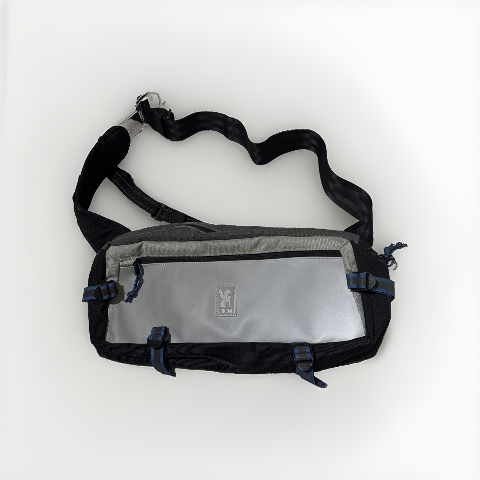 CHROME INDUSTRIES KADET SLING BAG GRAY REFLECTIVE/BLACK