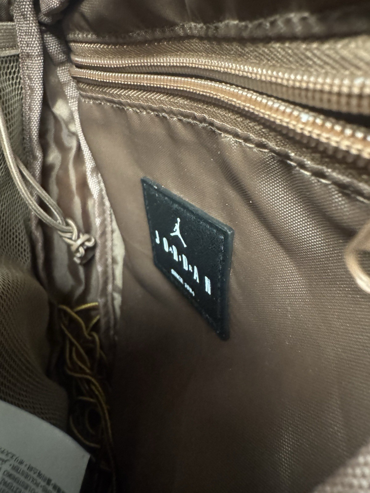 Jordan Cordura Crossbody Bag Men’s Medium Archaeo Brown Zip Pockets Shoulder