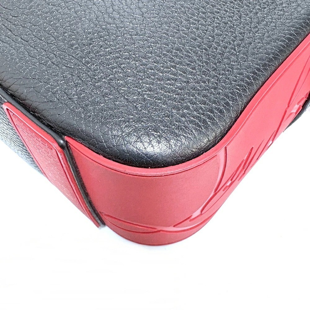 Christian Louboutin Authentic RUISBUDDY Shoulder Bag Sling Bag Calf Leather