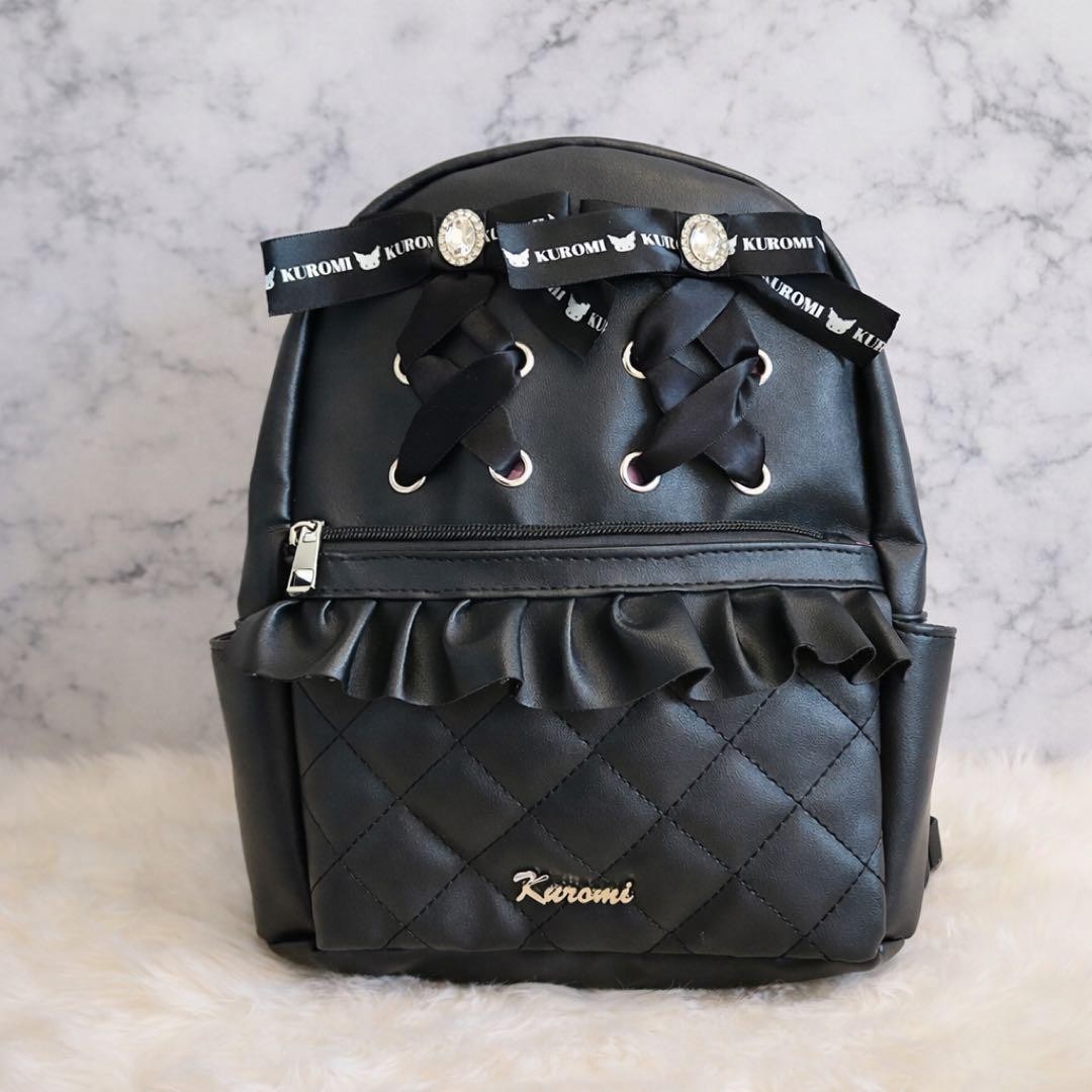 Noemie Lace-Up Kuromi H Cream Collab Mine Series