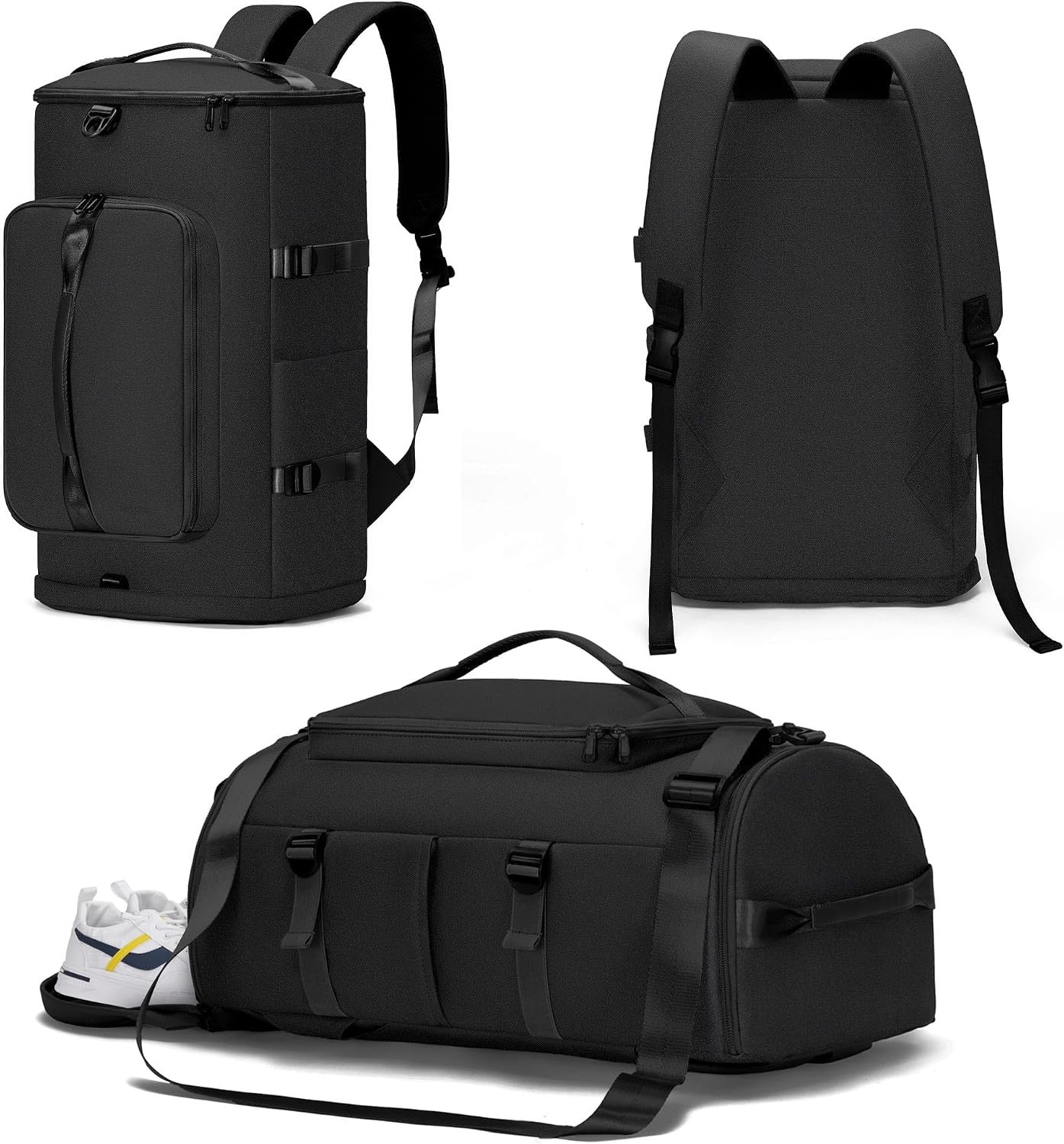 Gym Bag for Men Women with Shoes Compartment – Duffle Bag, Travel Backpack, Spor