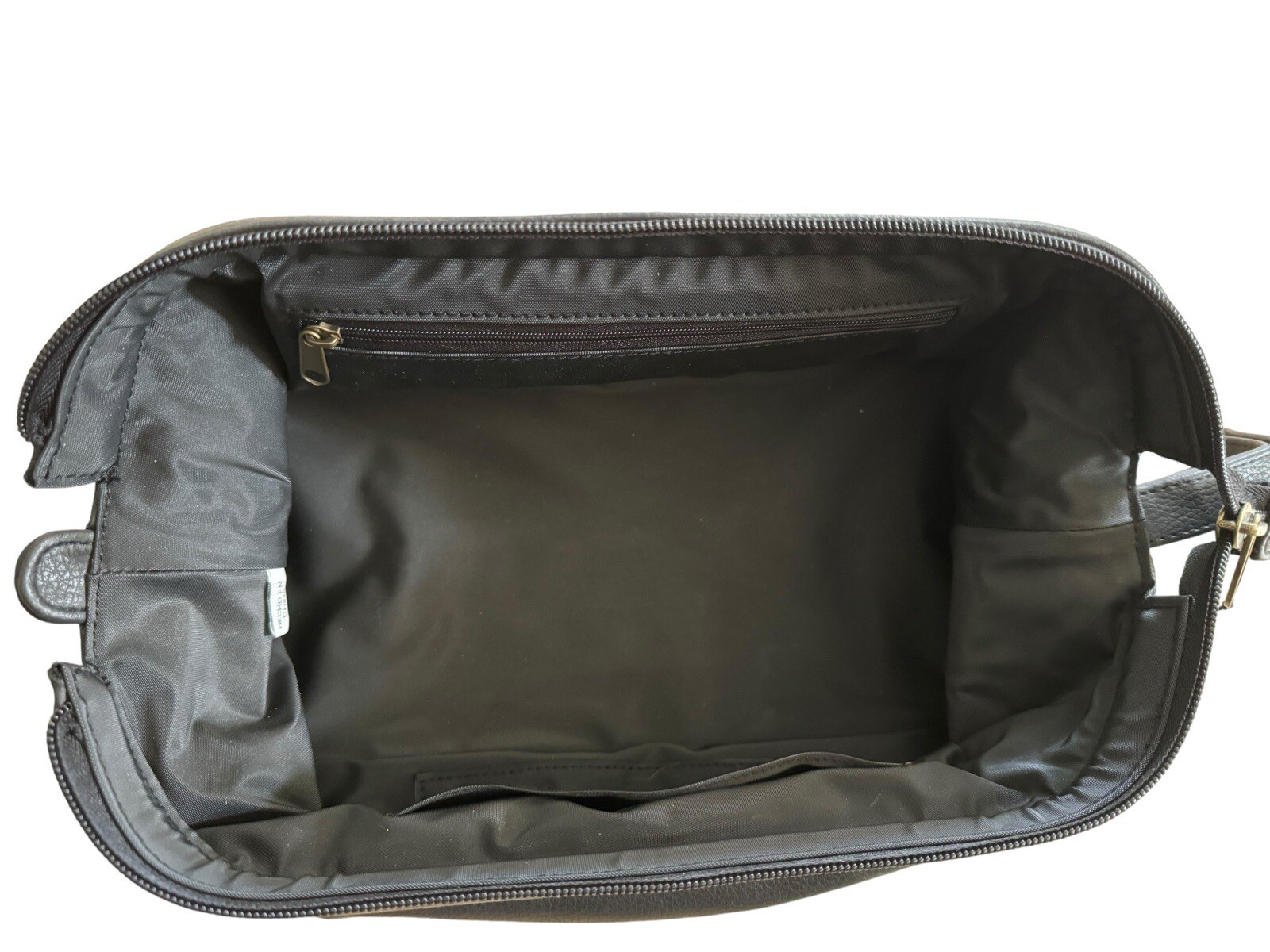 Buxton Men’s Jumbo Travel Kit Zipped Bottom Holds Toiletries None included