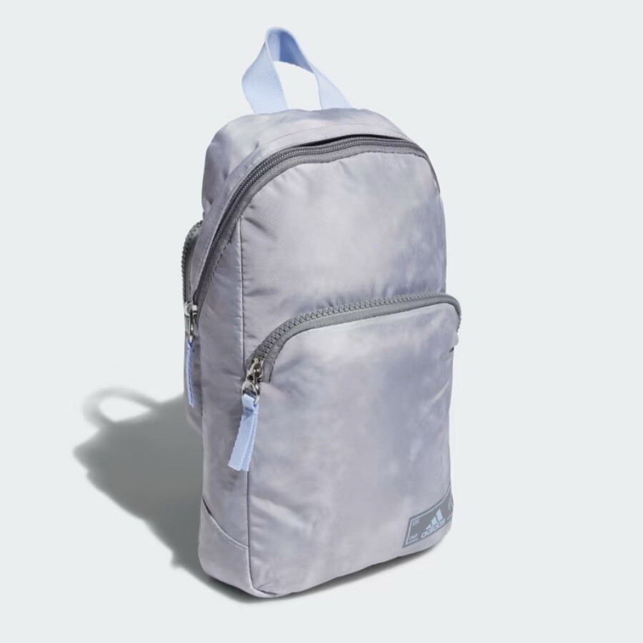 Adidas Unisex Essentials 2 Sling Crossbody Bag In Stone Wash Grey Blue Dawn $45