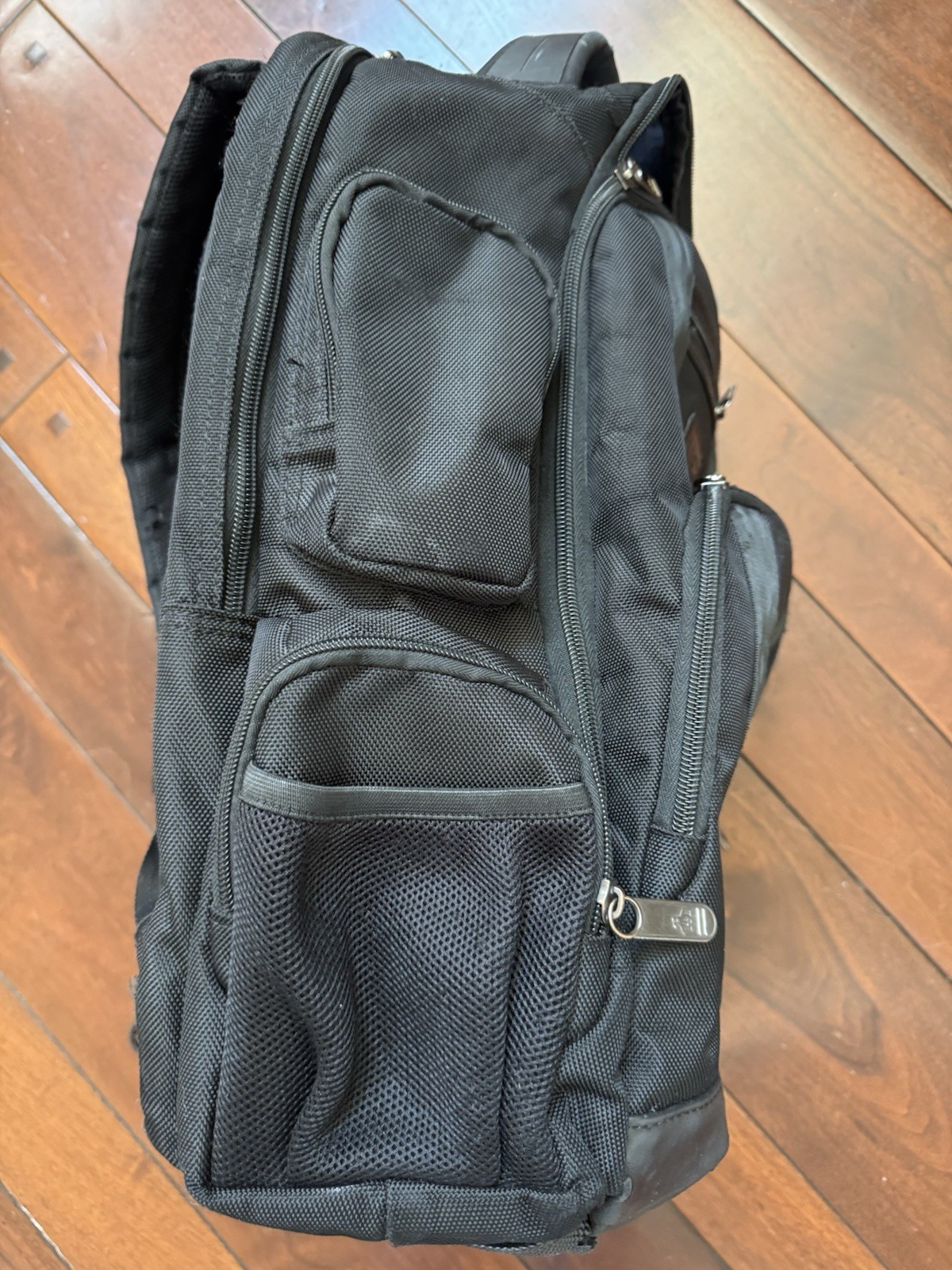 Original Penguin Backpack Travel Work Laptop Bag Organizer Black Heavy Duty
