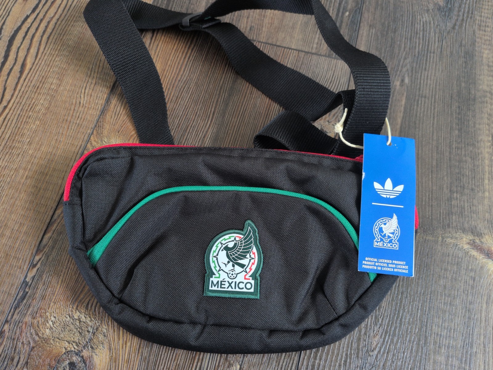 Adidas Fmf Mexico WaistBag Kd1768 Fanny Pack National Soccer Futbol Team Beltbag