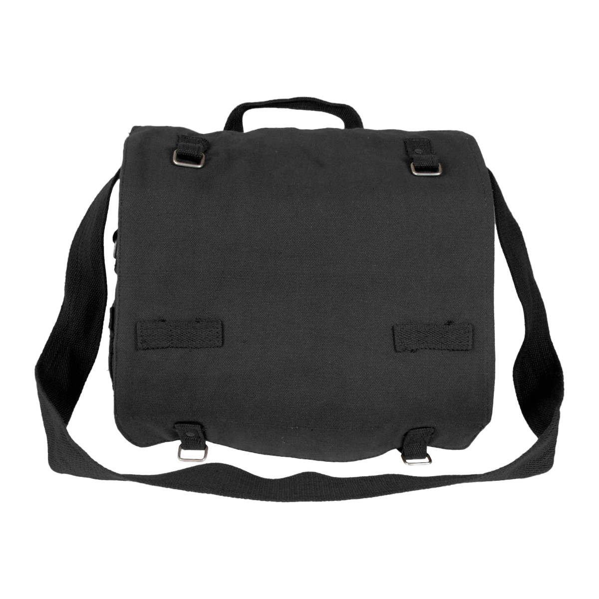 MFH BW Combat Bag Large Military Army Vintage Style Canvas Holiday Pack Black