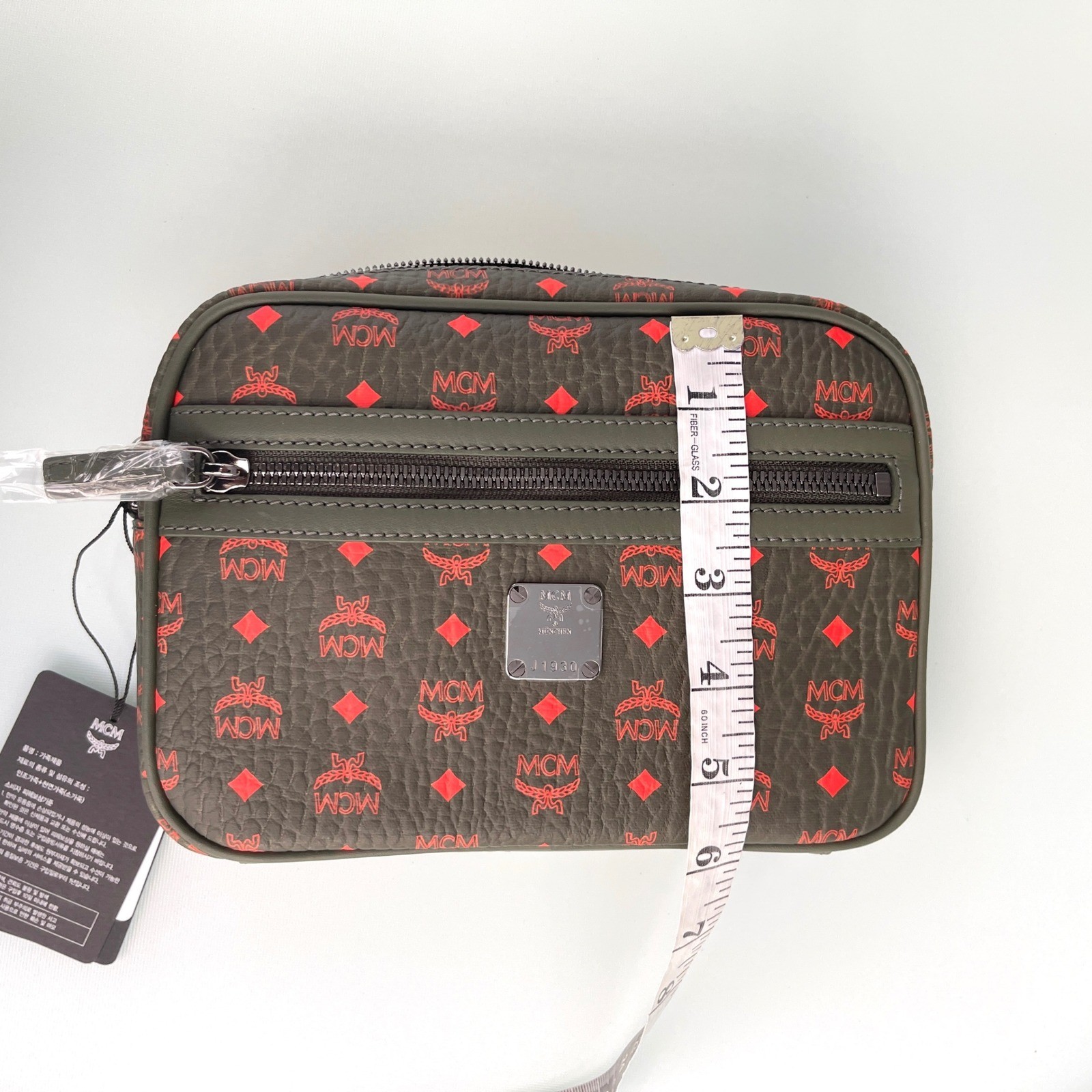 MCM AREN VISETOS CROSSBODY BAG WINTER MOSS MMR DSTA05 G8001 New