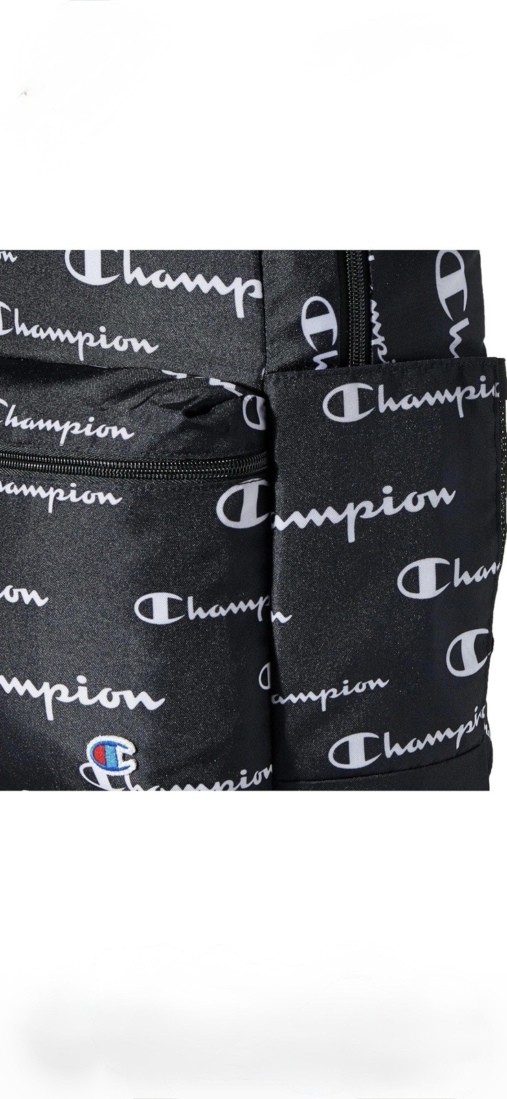 Champion Advocate Backpack, Black Combo, One size – All over logo print