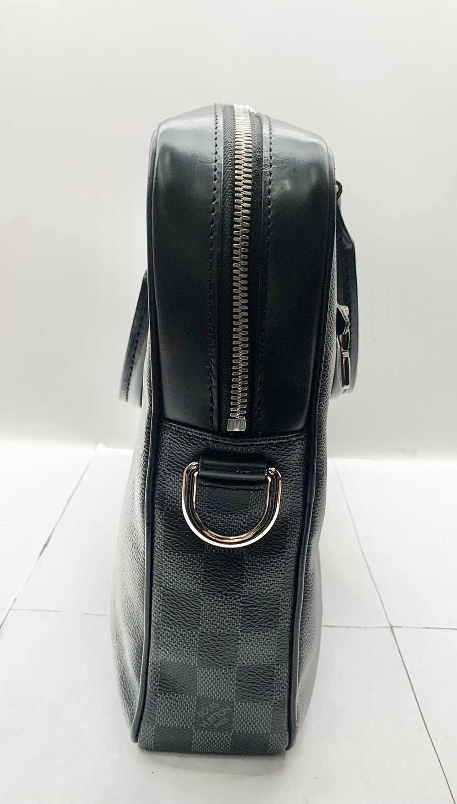 Louis Vuitton Damier Graphite Porte Documents Business PM Black Bag