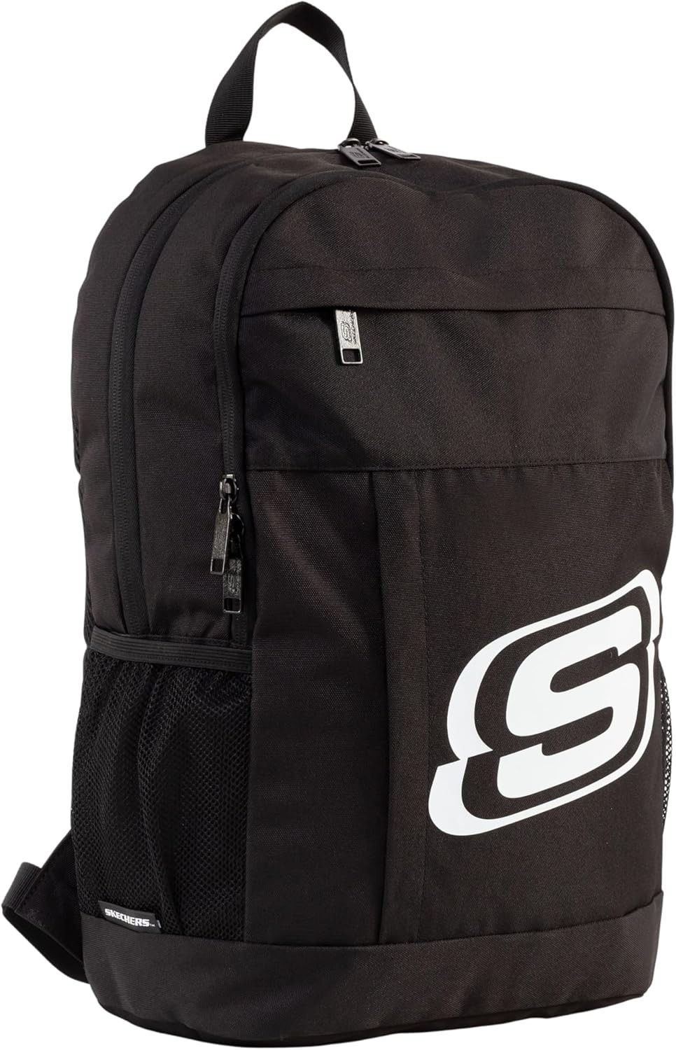 Skechers 365 Central Travel Backpack, School Multipurpose Backpack, Black/White