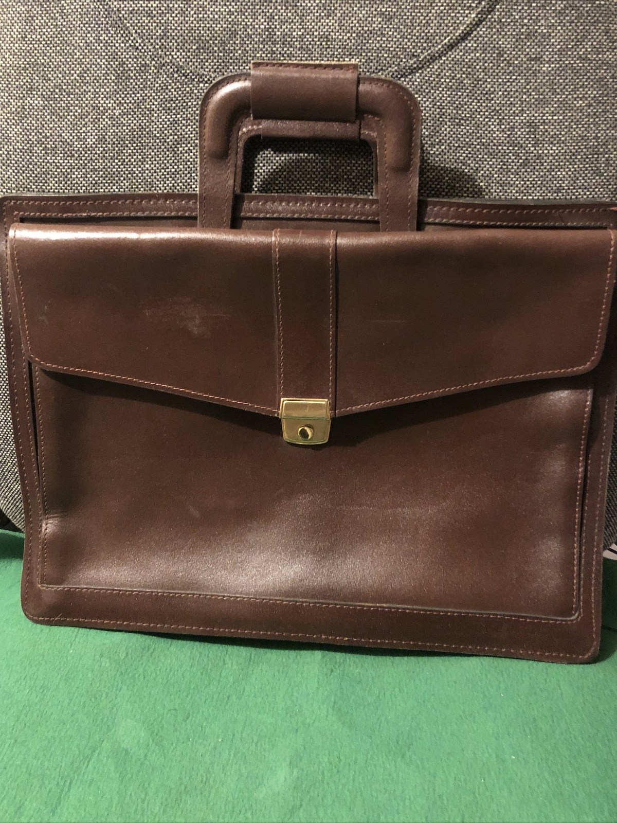 Men’s Work Bag Briefcase Hit Leather Hand Bags Business