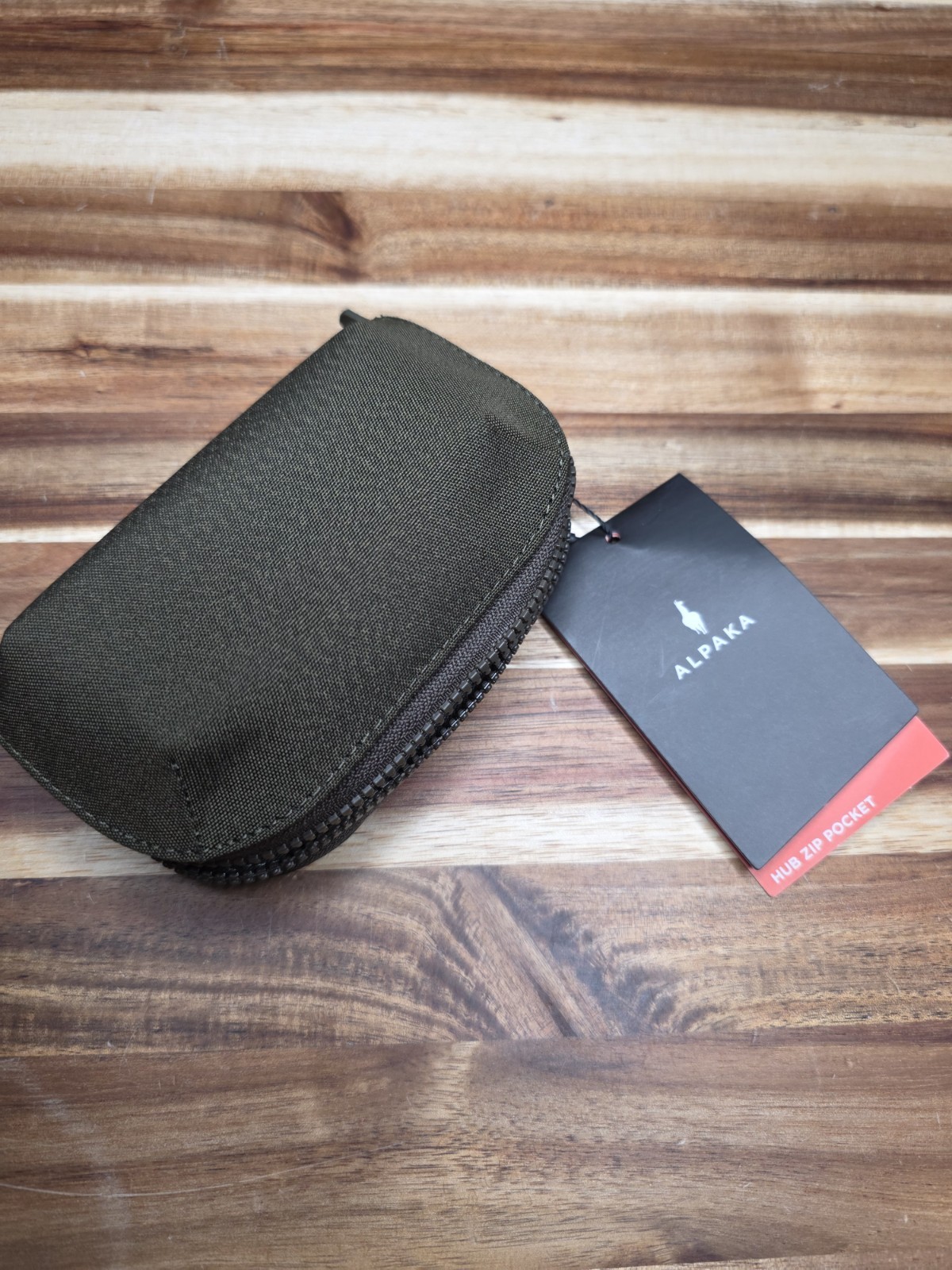 ALPAKA Hub Zip Pocket – Army Green Axoflux 300D