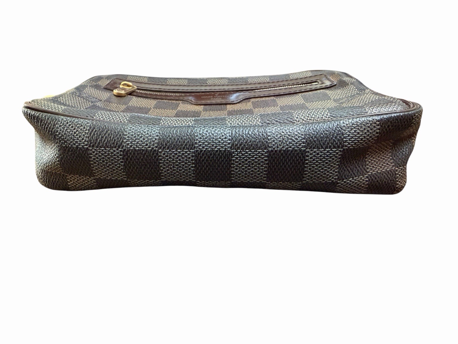 Louis Vuitton Damier Ebene Pochette Bi-Macau Clutch Bag, 13cm x 22cm