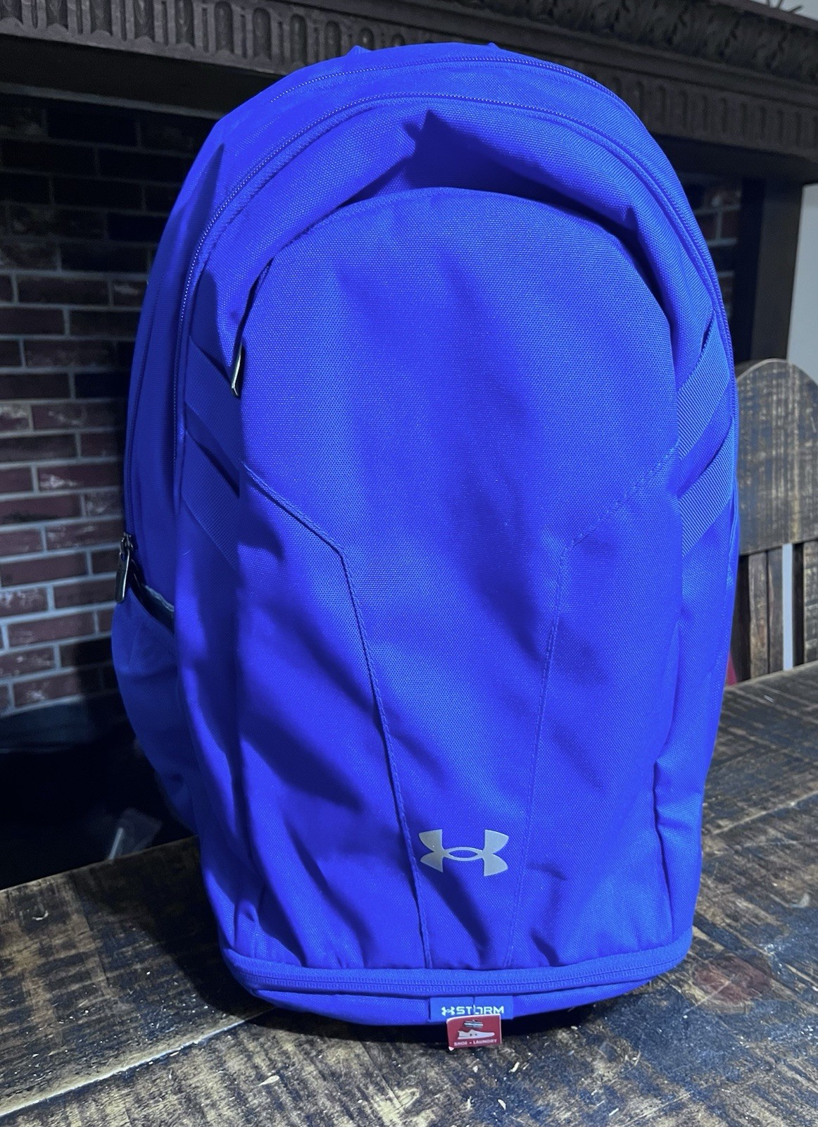 Under Armour UA Hustle 5.0 Team Backpack, 1364182 Royal Blue/Metallic Silver New