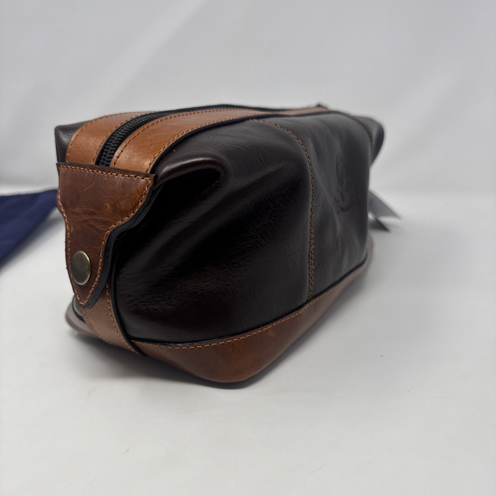 Links & Kings Sundance Travel Kit NWT Brown Premium Leather Some Minor Wear Read