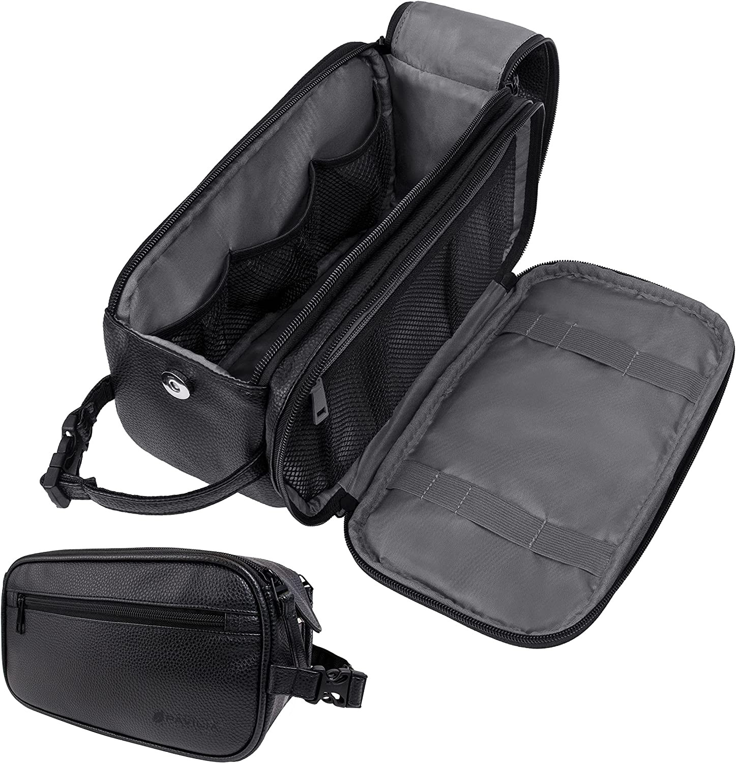Toiletry Bag for Men, Travel Essentials Shaving Dopp Kit, Mens Travel Bag Toilet