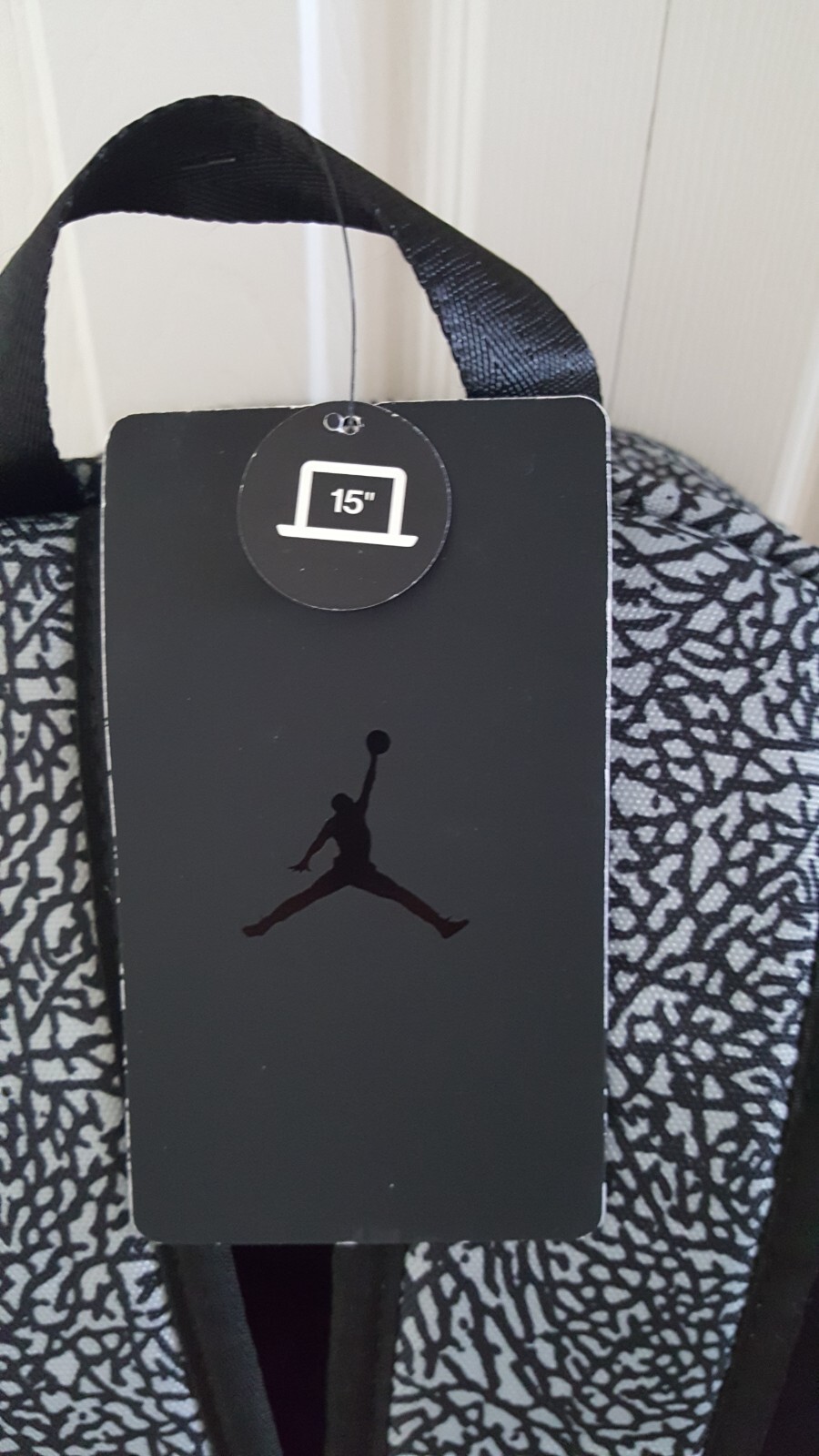 Nike Jordan Patrol Backpack Cement Print Elephant Print 9A0172 G3A Large