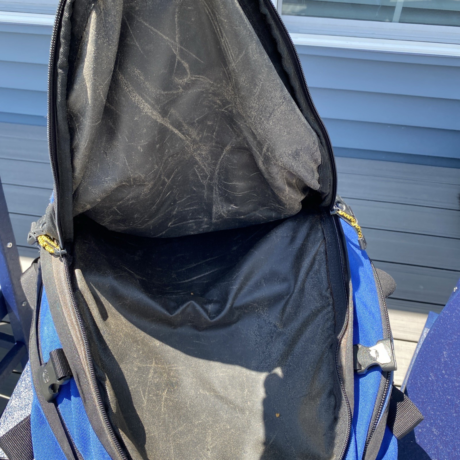 Timberland Backpack Outdoors Hiking Bag Blue Black Men’s