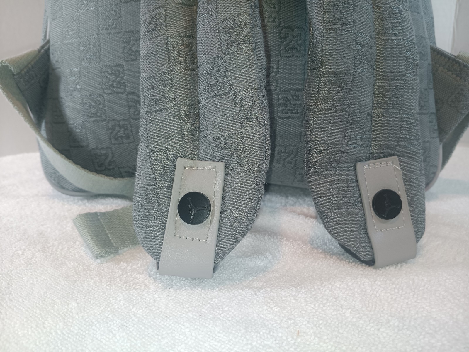 New Authentic Jordan Monogram Jumpman Backpack Cool Grey