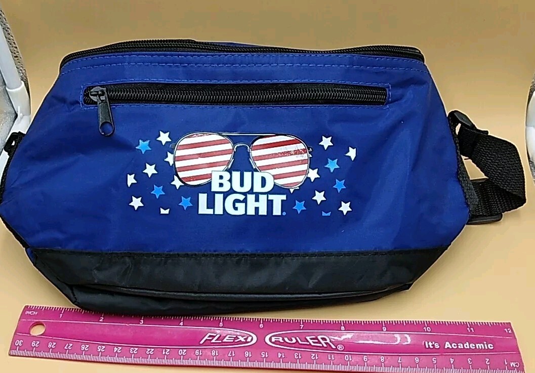 Rare Bud Light Patriotic Cooler Bag Fourth Of July