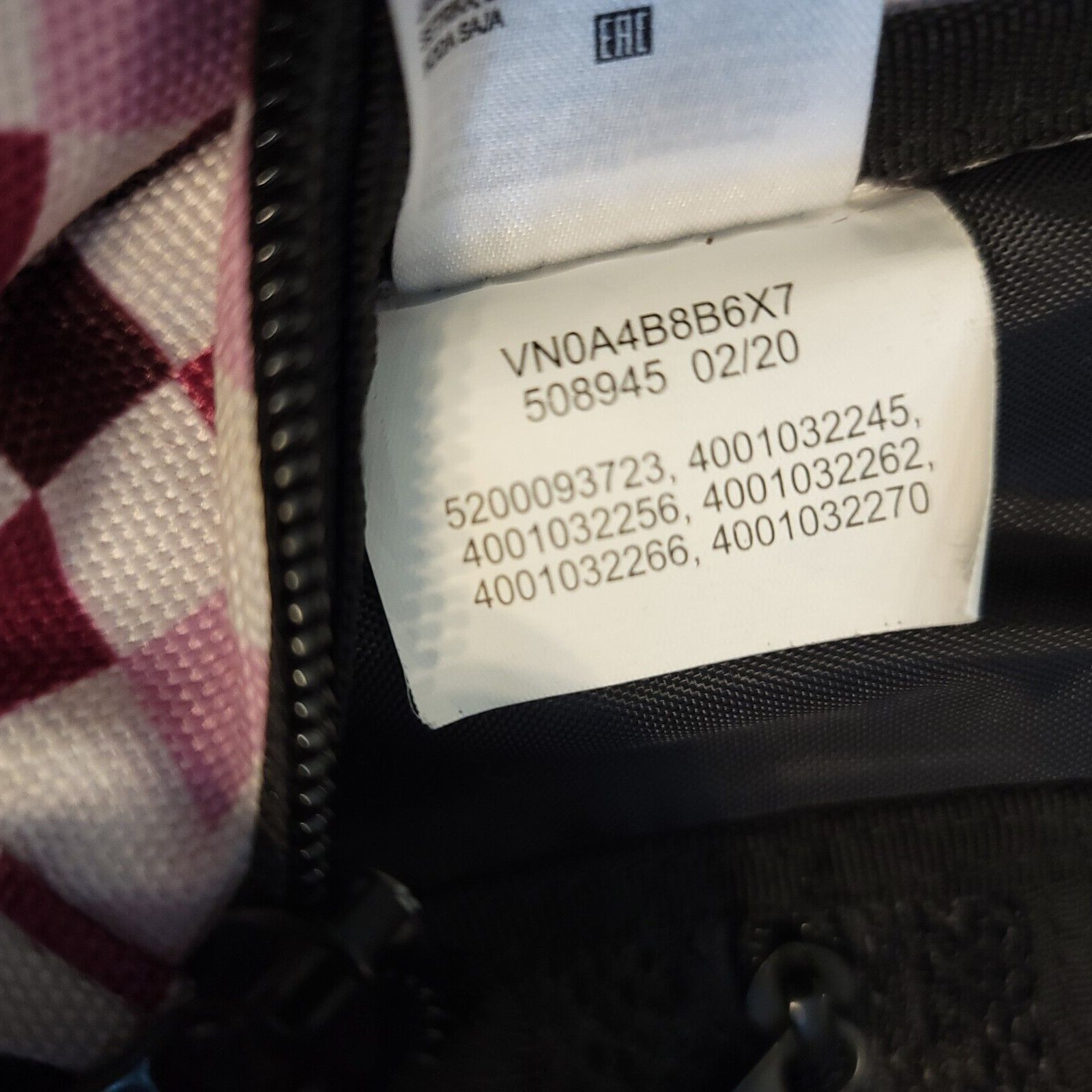 Vans Off The Wall Motivee 3 Backpack Multi Pink Multicolor Checkered