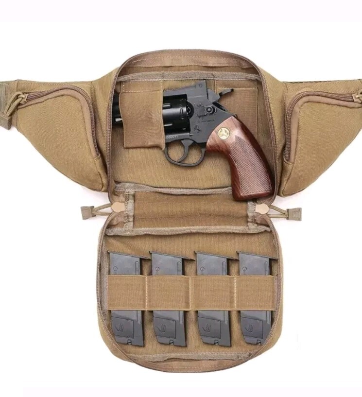 New Concealed Carry Tactical Fanny Pack One Size Fits Most. Khaki. From Military