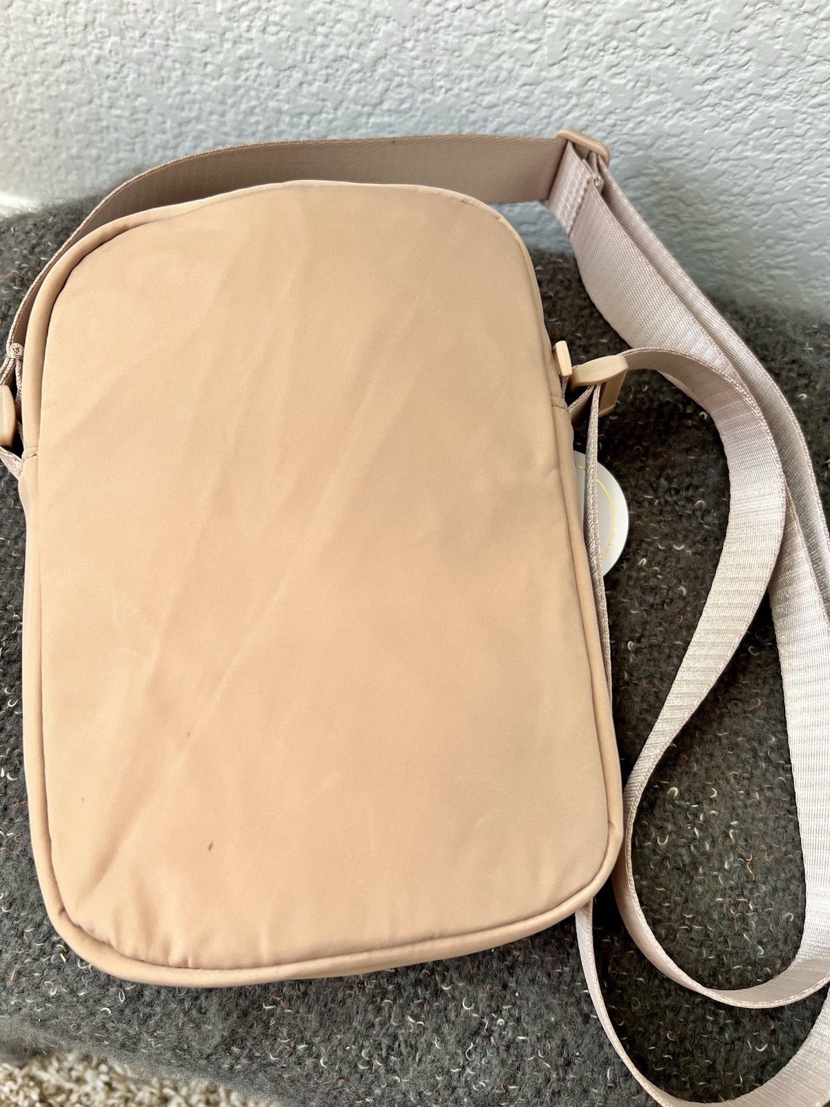 Studio NYC Beige Small Crossbody Bag Unisex Neutral Capsule Minimalist Timeless