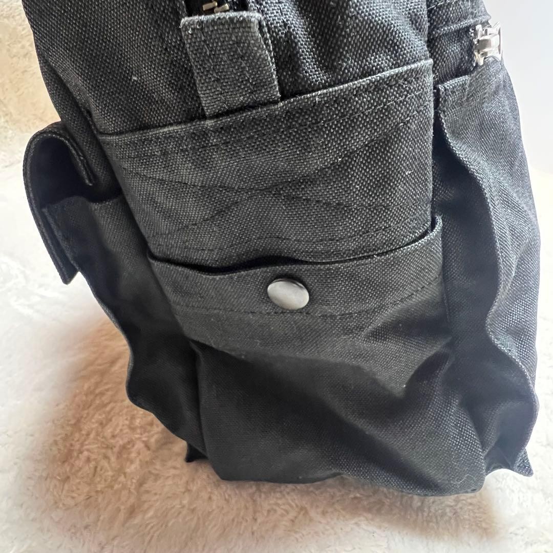 Porter SMOKY Boston Bag CORDURA Duffle Black Used Japan