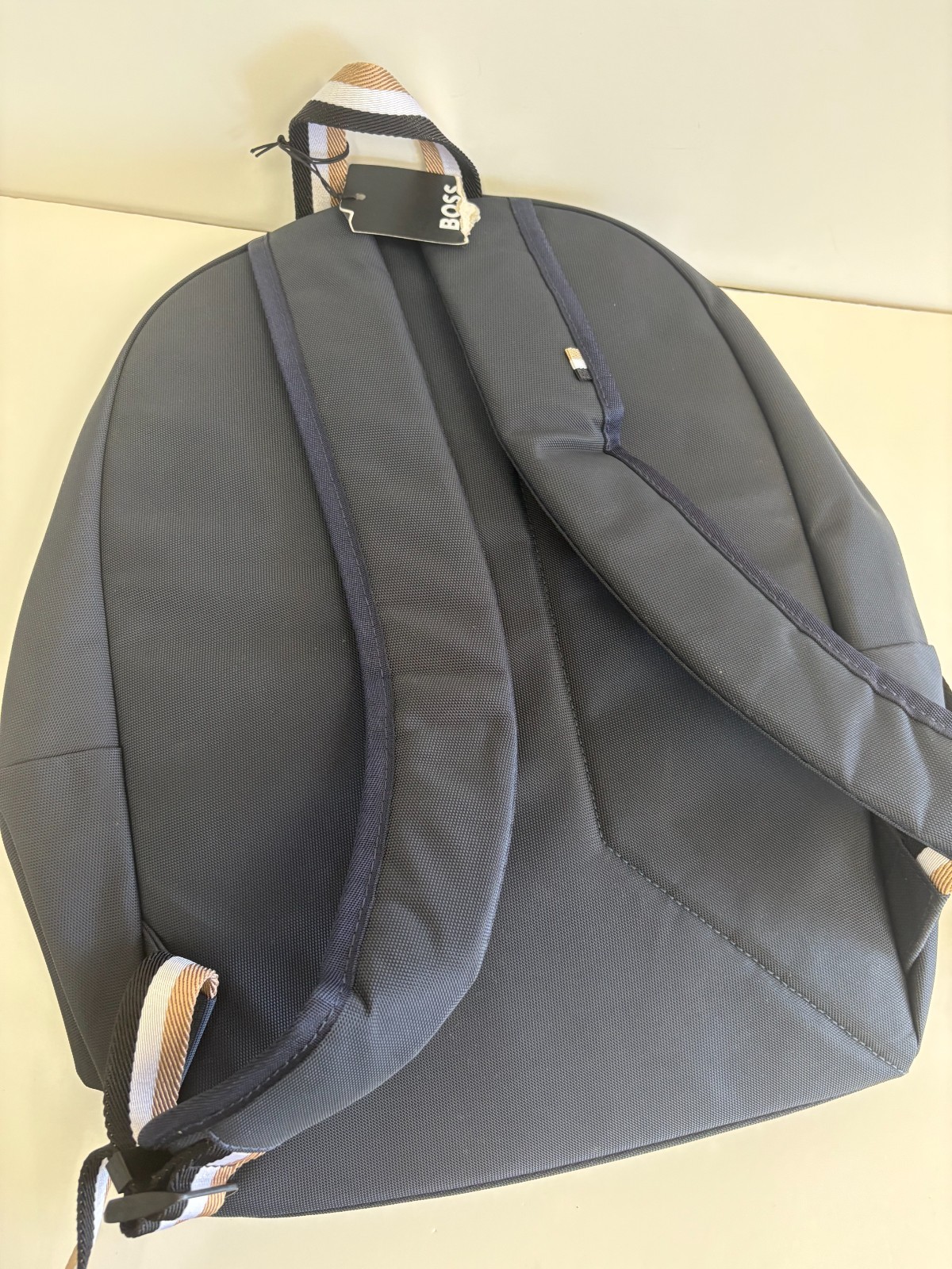 hugo boss backpack men blue brand new.