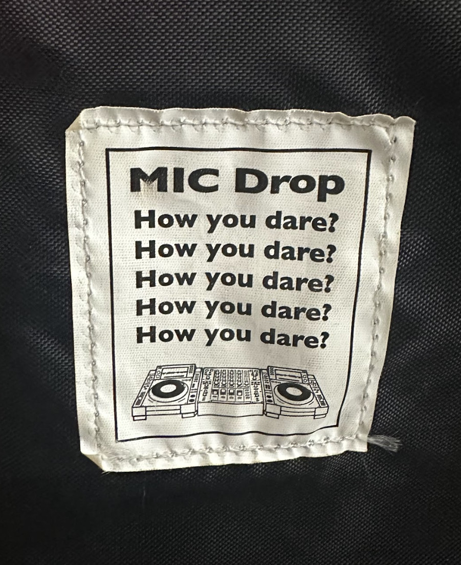 BTS Mic Drop Messenger Bag, Black, Crossbody, Nylon, Music, Merchandise