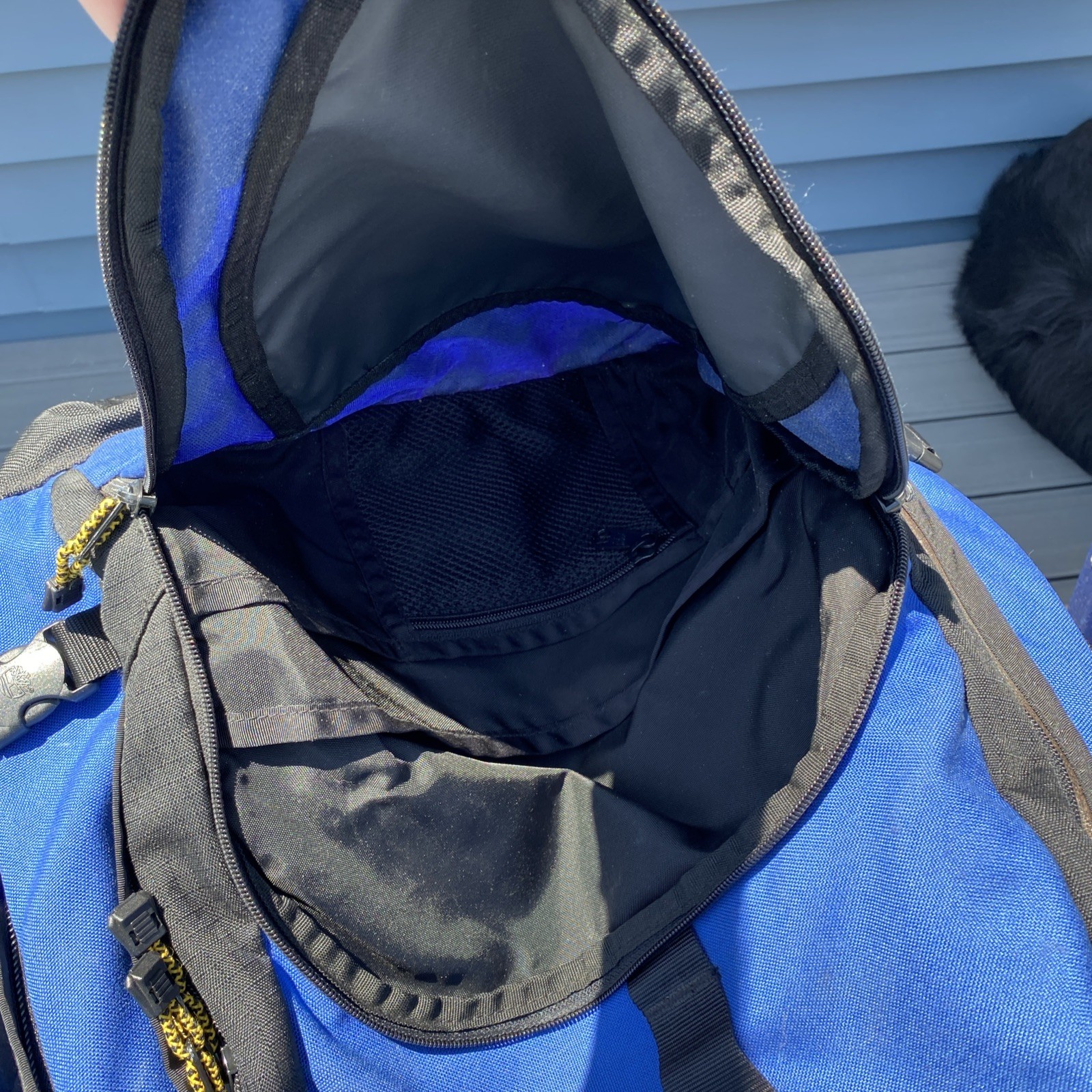 Timberland Backpack Outdoors Hiking Bag Blue Black Men’s