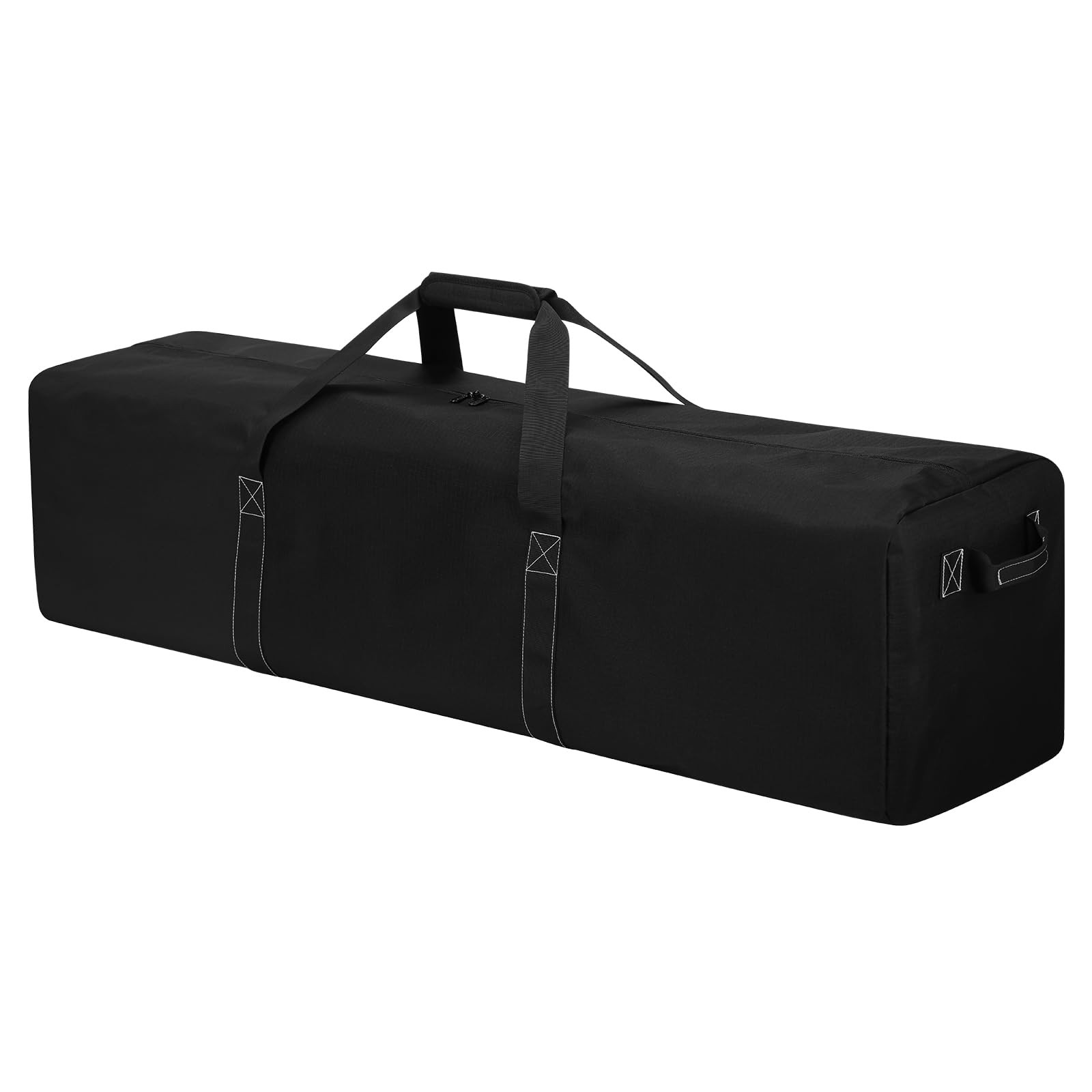 Black 180L 52 Inch Extra Large Heavy Duty Duffel Bag Sport Equipment Storage