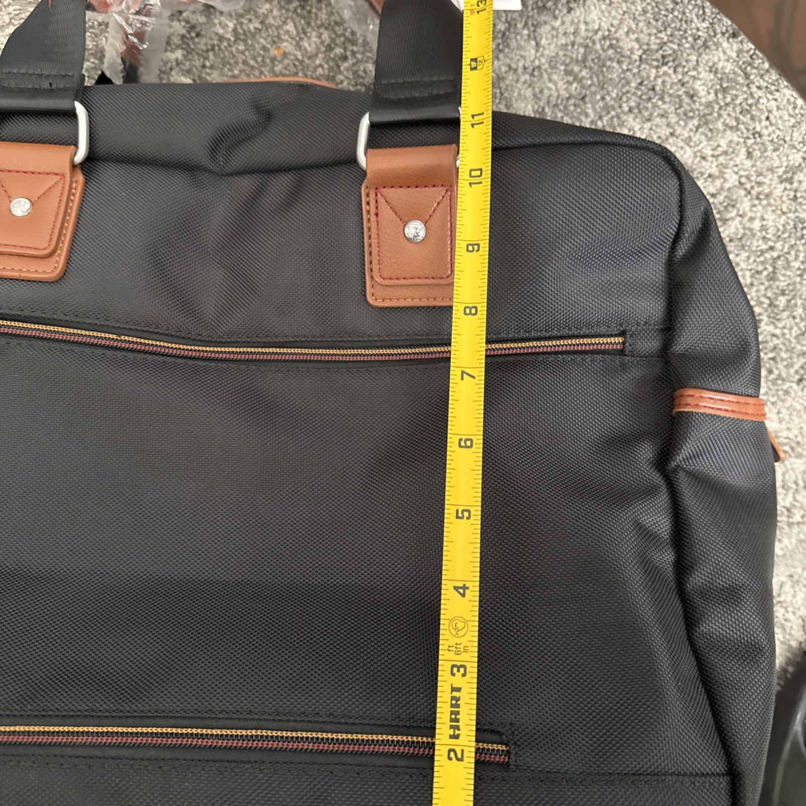 Robert Graham JetSetter Messenger Bag Black NWT 15″ Length x 11″ high x 6″ wide