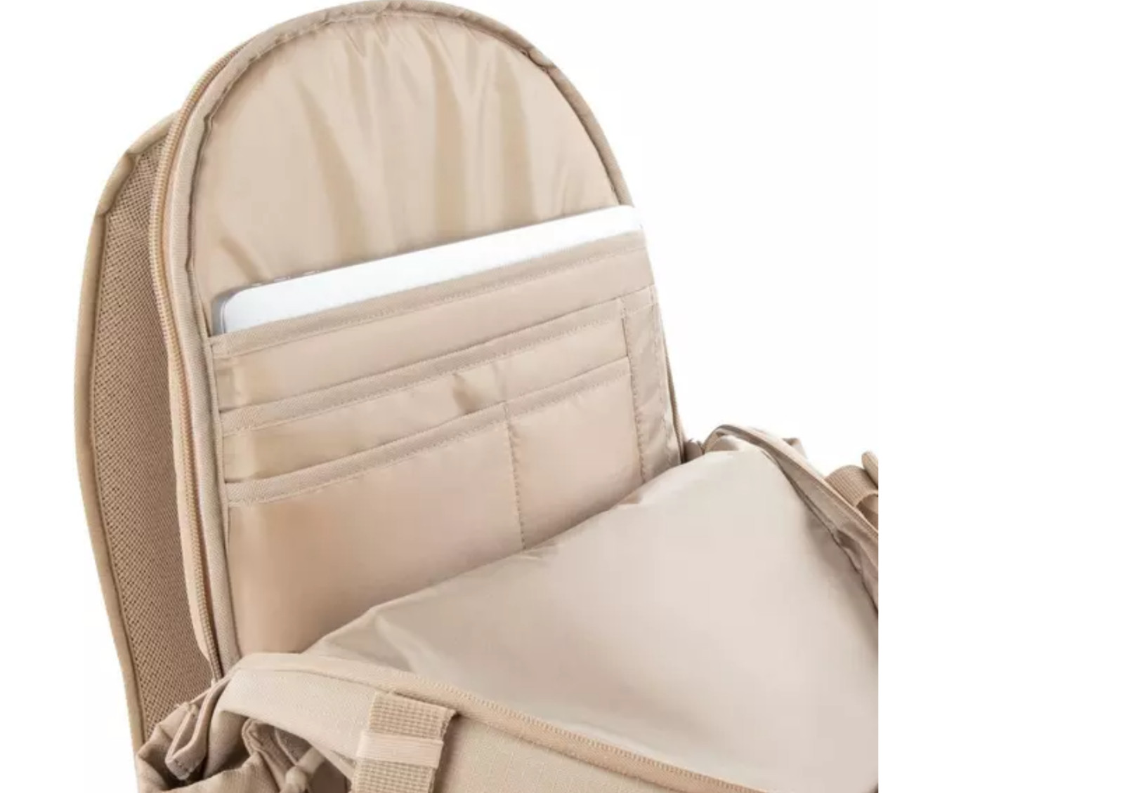 Nike Air Jordan Beige/Tan Utility Backpack – Large Capacity Everyday Bag