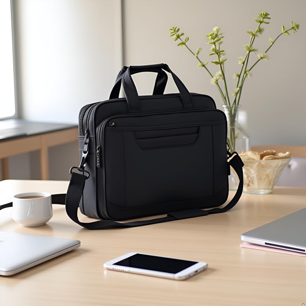 Briefcase Bag 15.6 Inch Laptop Messenger Bag Business Office Bag for Men Women