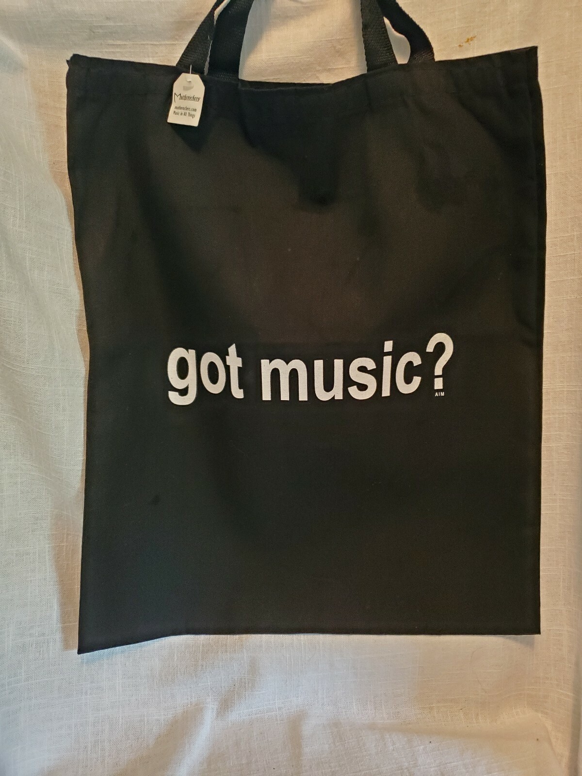 GOT MUSIC? LARGE CANVAS TOTE BAG