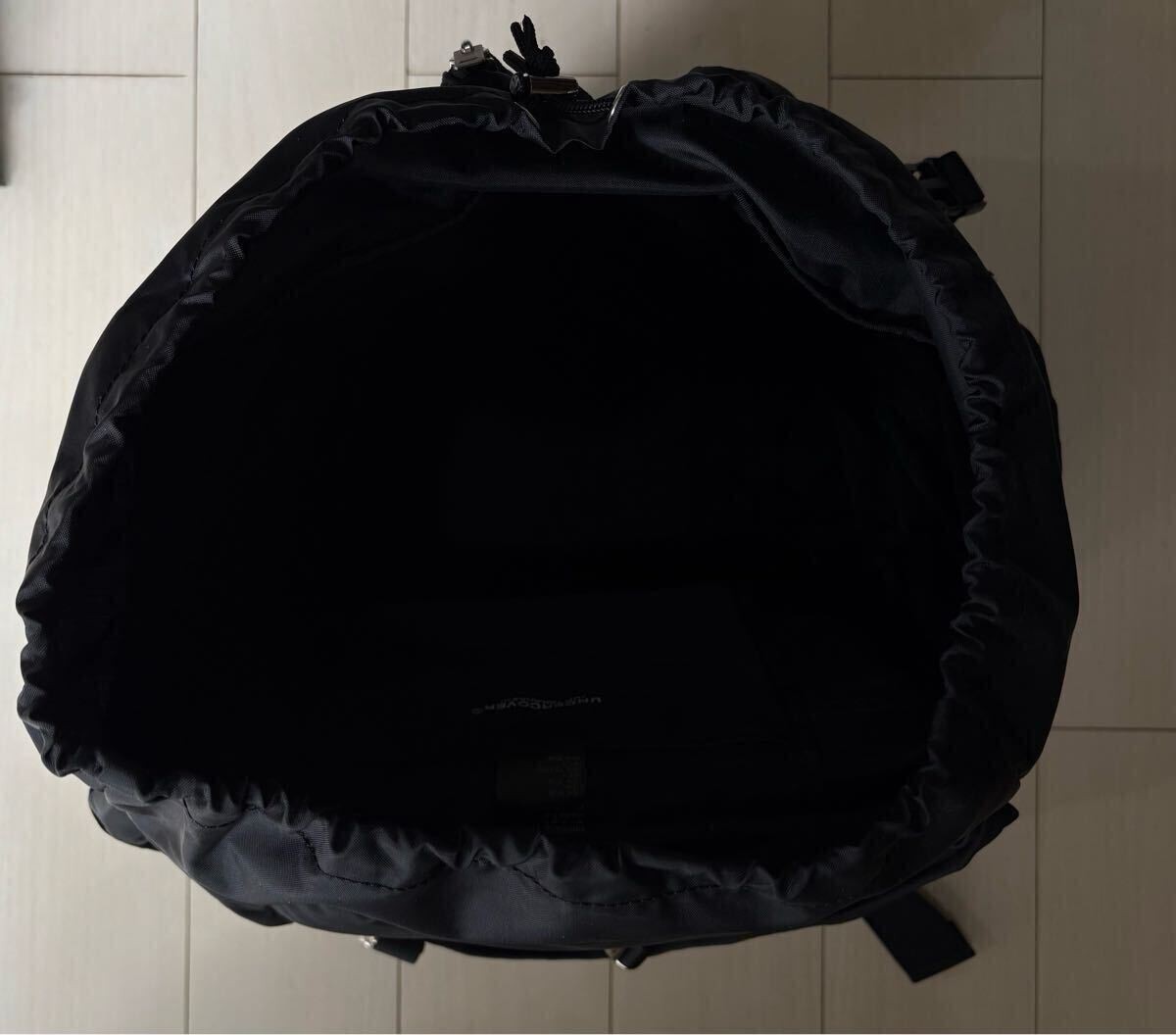 Used 2019 Undercover Multi-Pocket Nylon Backpack Black H 55 × W 43 × D 17cm