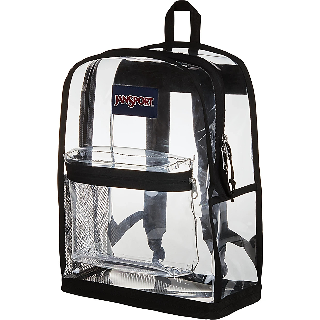 JanSport 25L Clear Backpack Transparent Bookbag School Travel Stadium Bag
