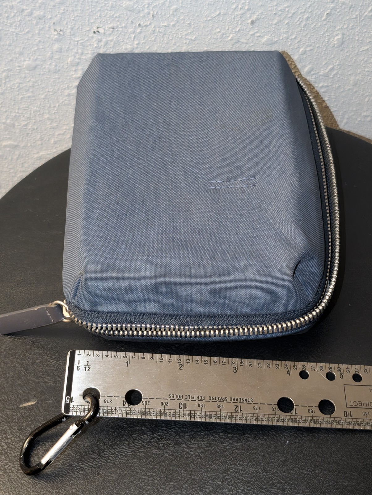 Navy Blue Bellroy Tech Kit Compact Tech Accessories Organizer Zipper Pouch Bag