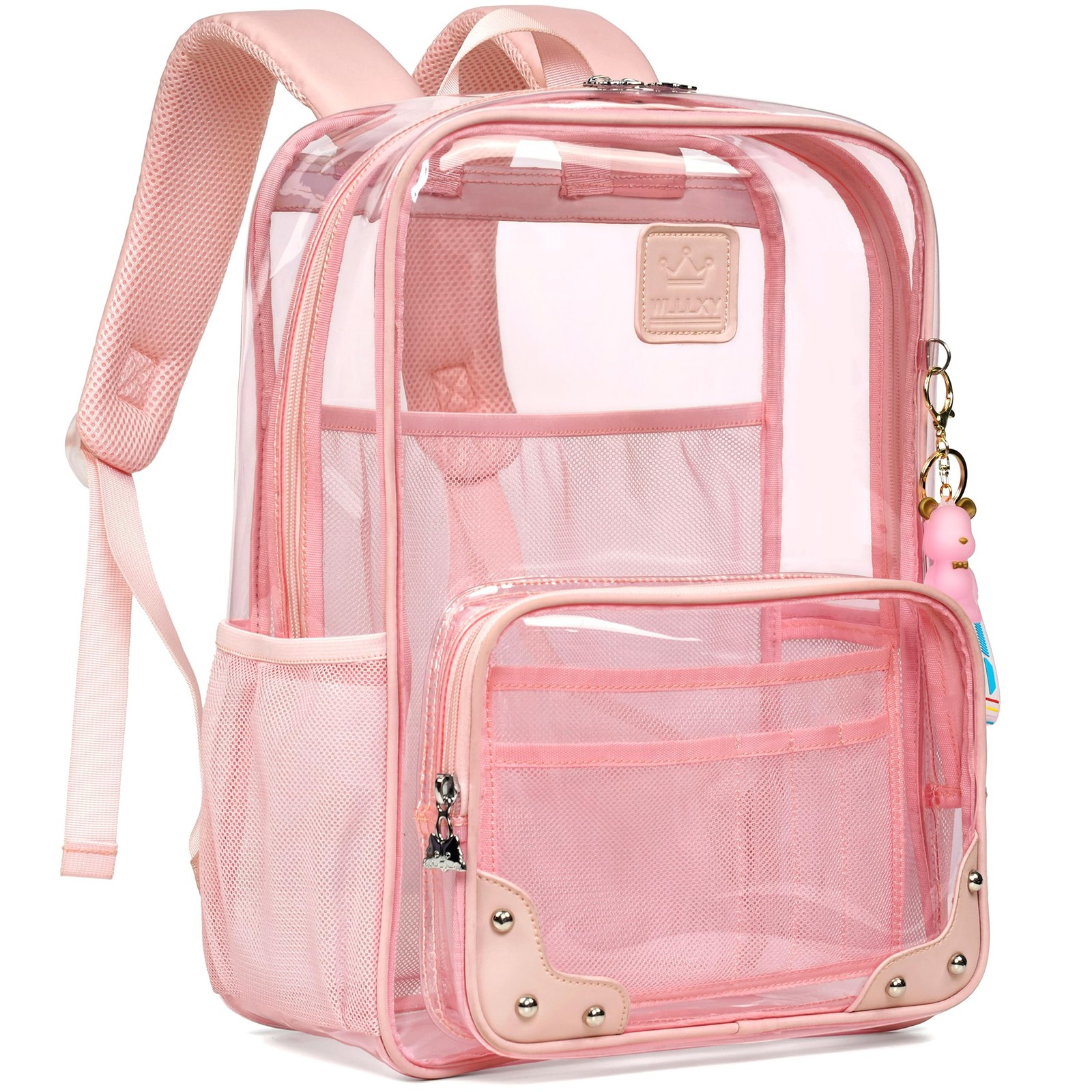 Clear Backpack 11.8×5.5×16.5 Inch Heavy Duty Transparent Laptop Bag – Stadium